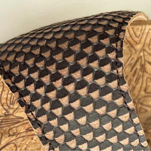 Mobils Mephisto Leather Ergonomic 37 Sandals Brown Comfort Granola Girl Gorpcore - Picture 12 of 15